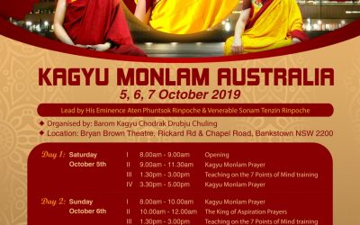 The 2019 Australian Kagyu Monlam